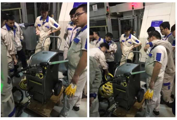 衝壓車間(jiān)幹冰(bīng)清洗機